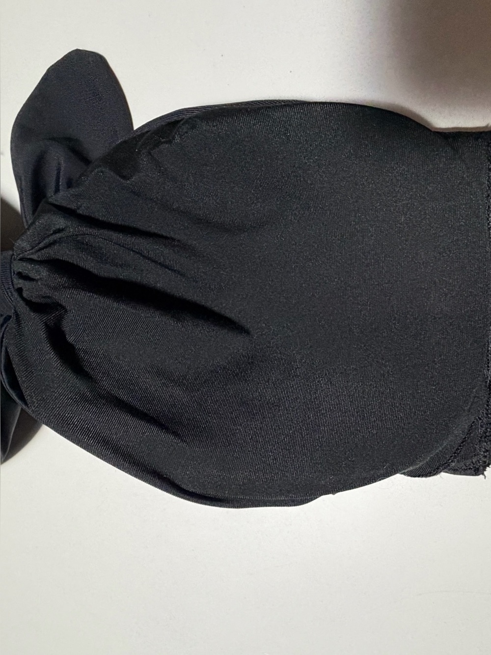 Aerie Black Knot Front Bandeau Bikini Top - Size Large - Picture 8 of 9